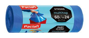 PACLAN MULTITOP 60L worki na śmieci wiązane